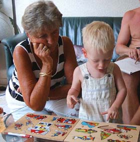 puzzelen met oma